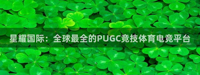 琳琅娱乐是正规平台吗：星耀国际：全球最全的PUGC竞技体育电竞平台