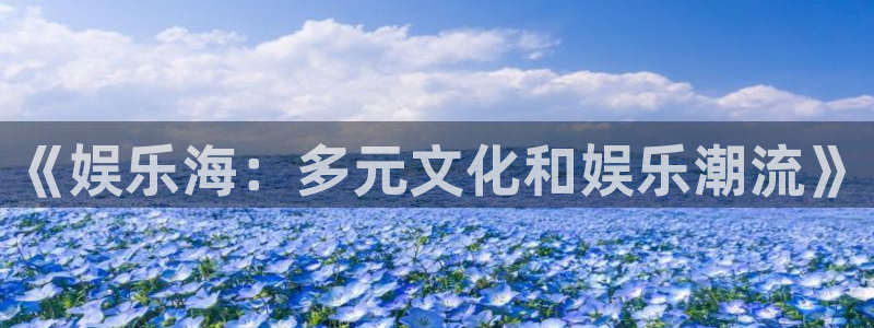 琳琅娱乐平台主管：《娱乐海：多元文化和娱乐潮流》